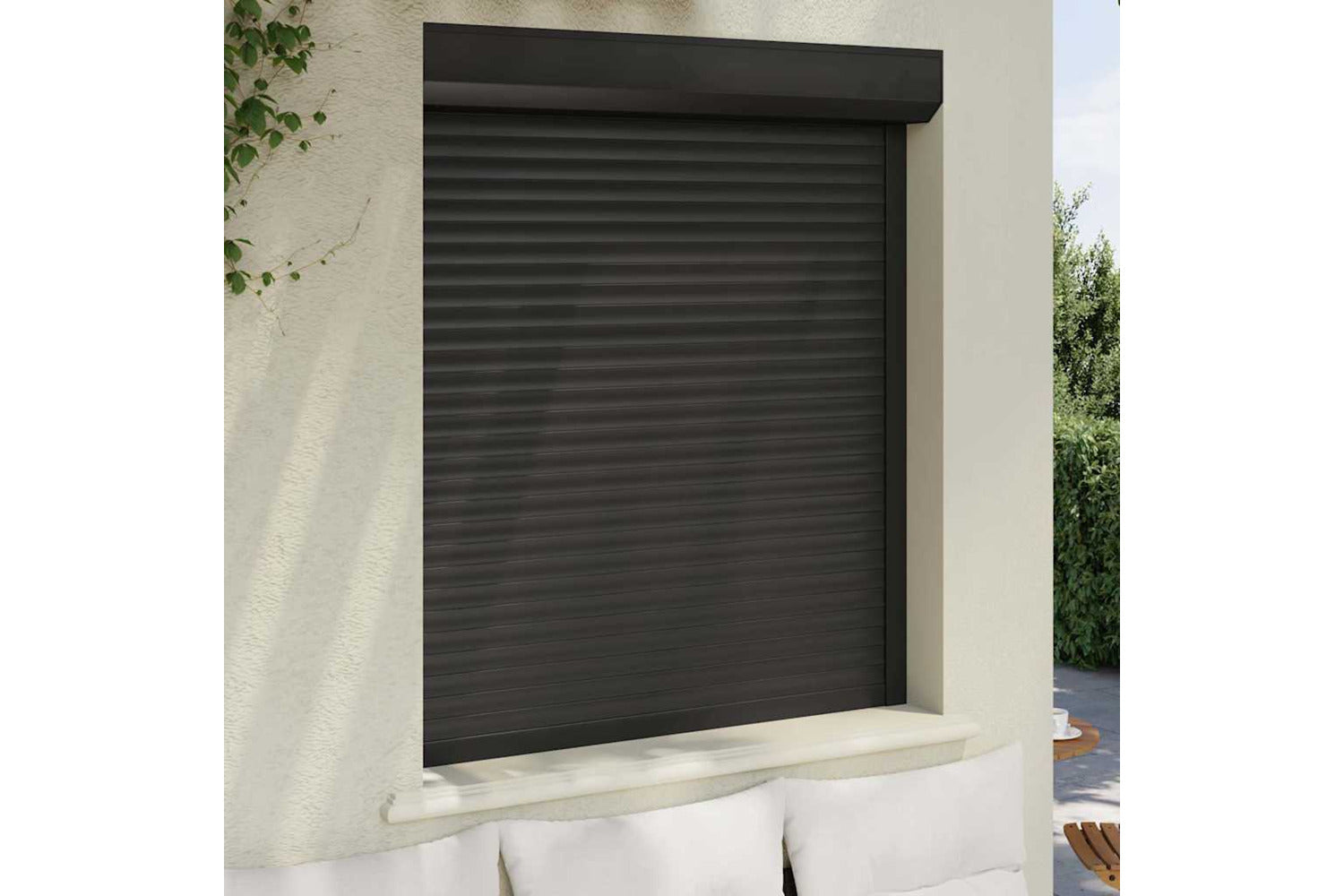 Vidaxl Roller Shutter Aluminium 110x130 Cm Anthracite-3