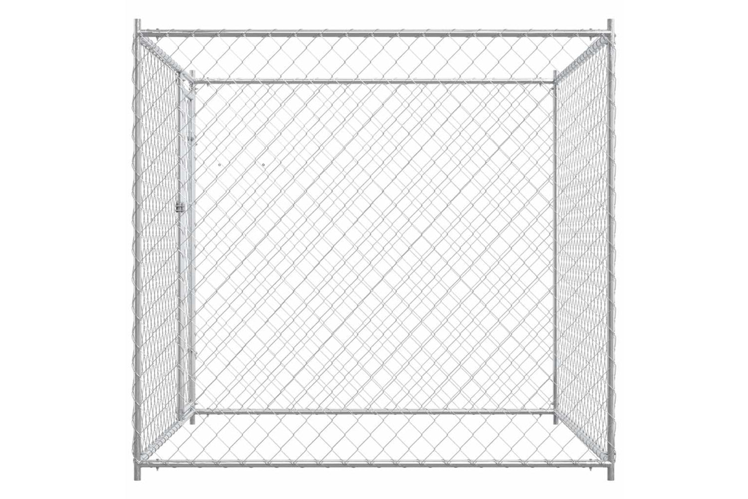 Vidaxl Outdoor Dog Kennel 193x193x185 Cm-2