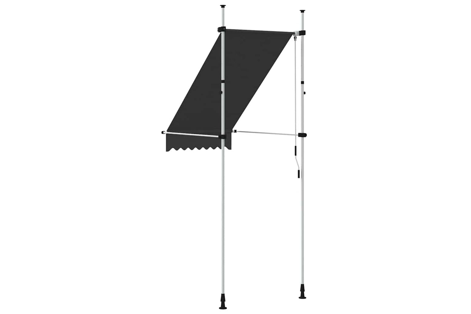 vidaXL 145832 Manual Retractable Awning 100cm Anthracite-4