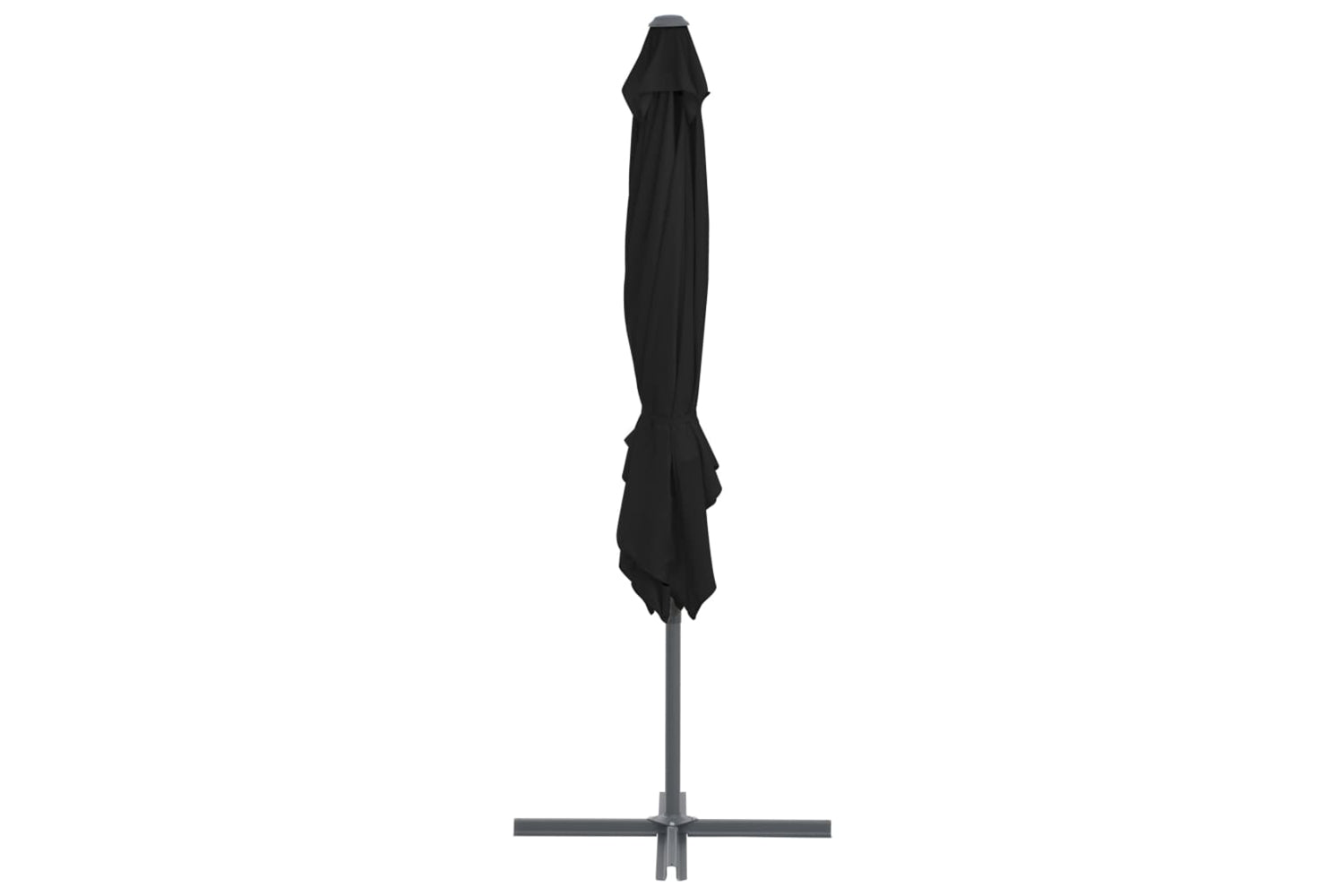 vidaXL 46990 Cantilever Umbrella With Steel Pole Black 250x250cm-4