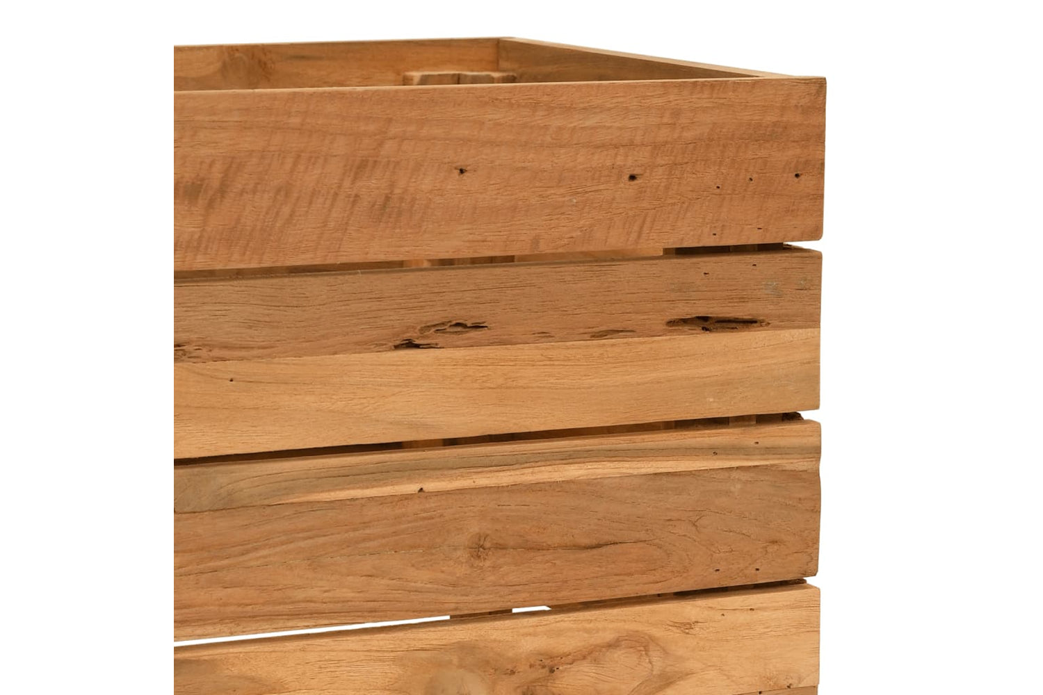 vidaXL Raised Bed 50x40x38cm Recycled Teak Wood And Steel-6