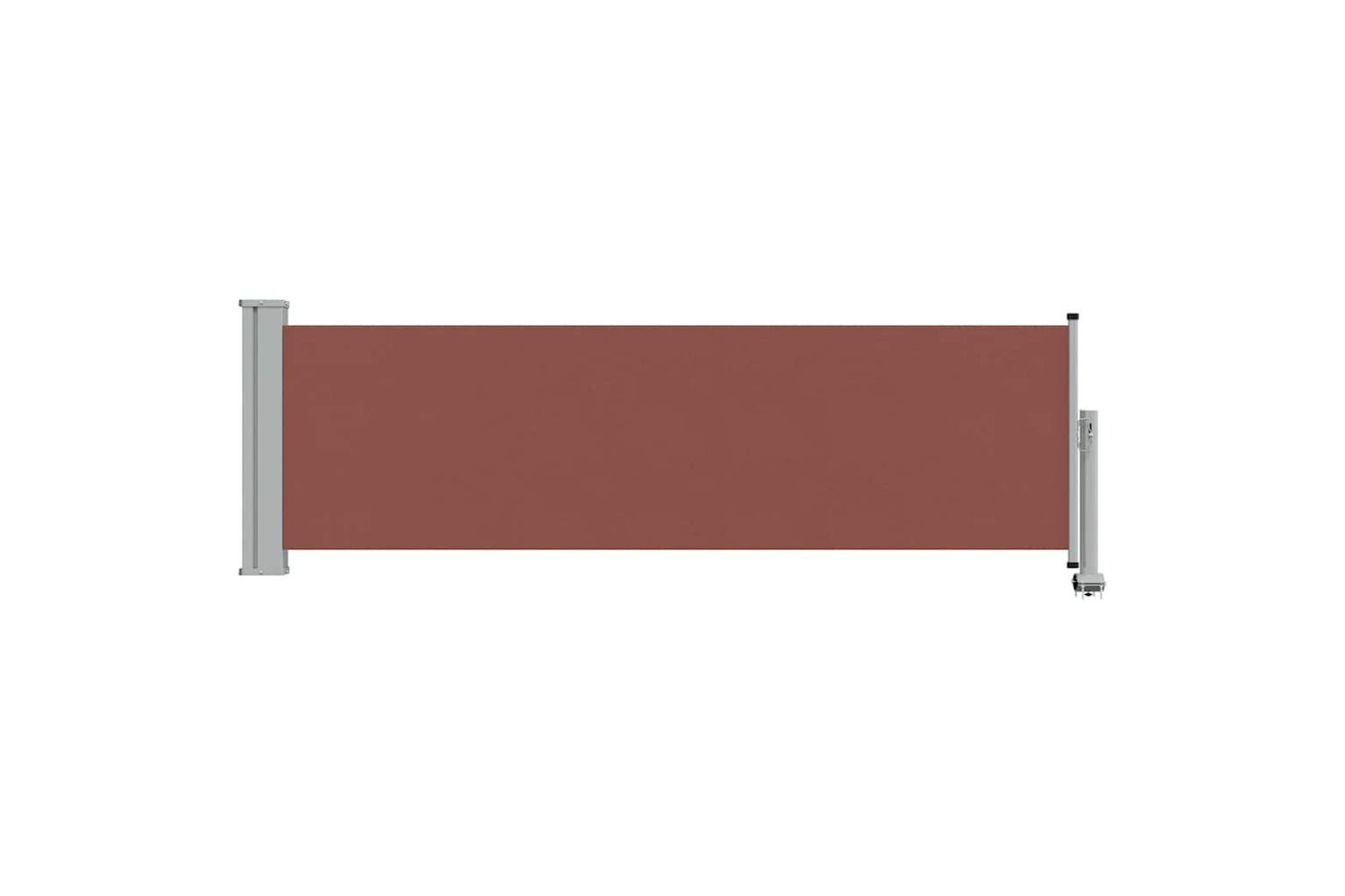 vidaXL 48361 Patio Retractable Side Awning 80x300cm Brown-2