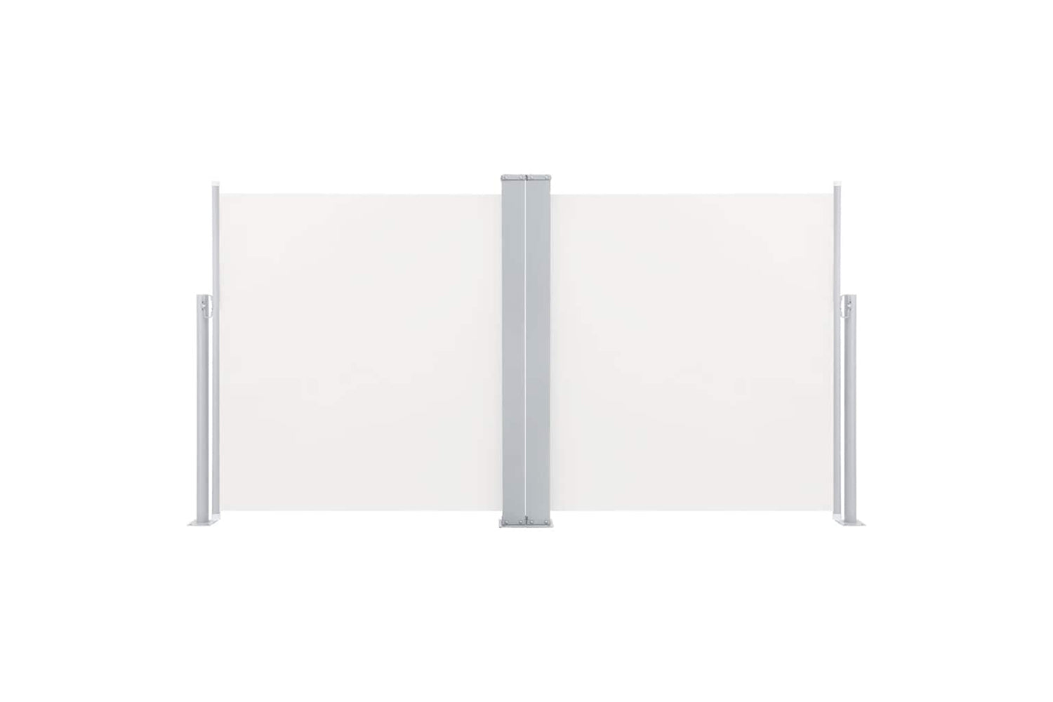 vidaXL 48443 Retractable Side Awning Cream 100x600cm-2