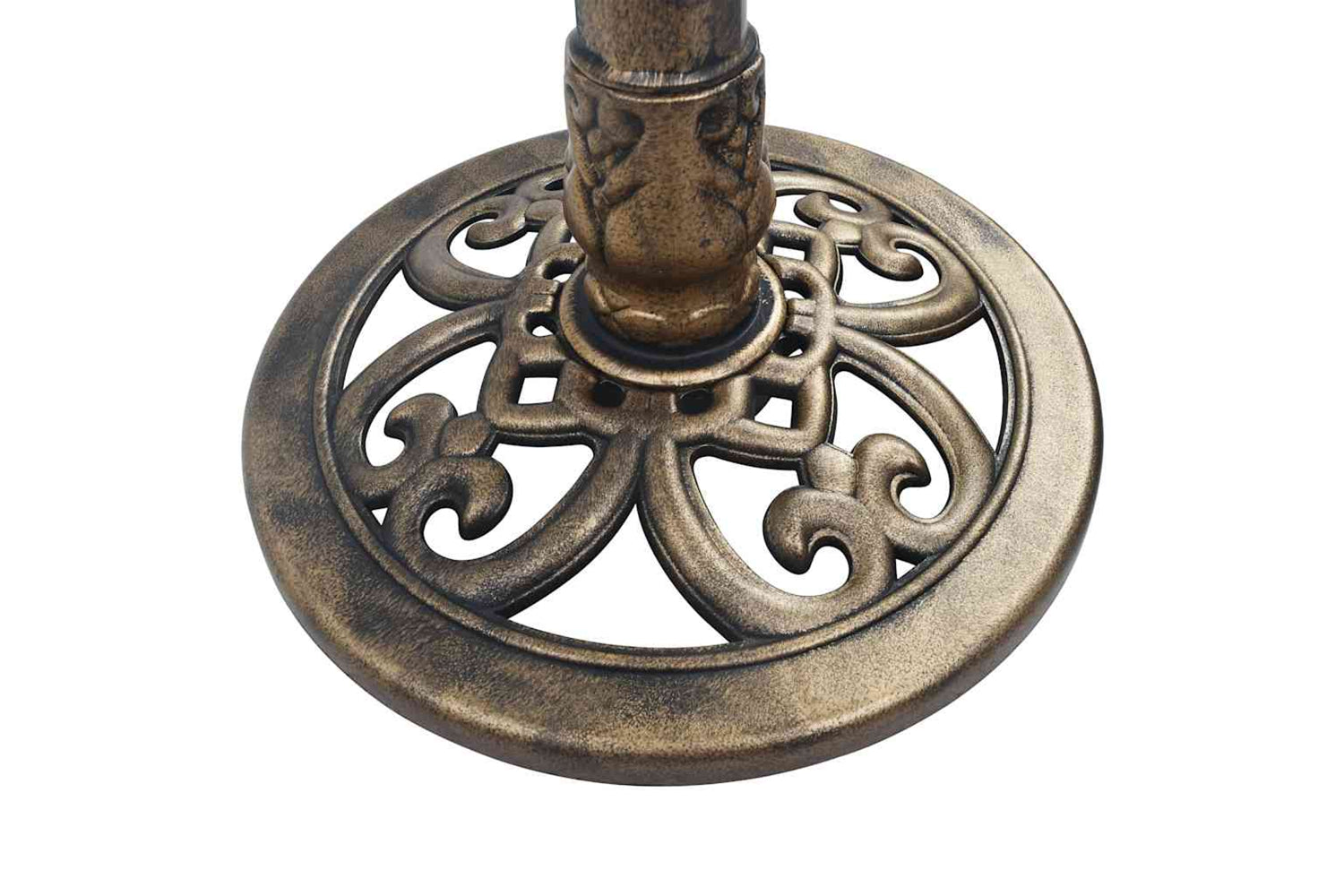Vidaxl 48223 Garden Bird Bath Bronze Plastic-2