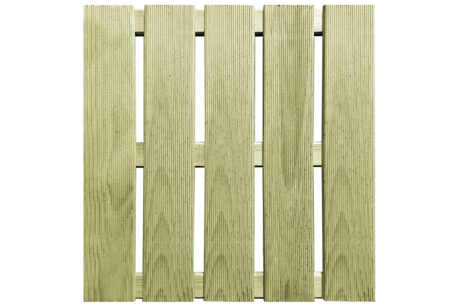 vidaXL 276431 18 Pcs Decking Tiles 50x50cm Wood Green-2