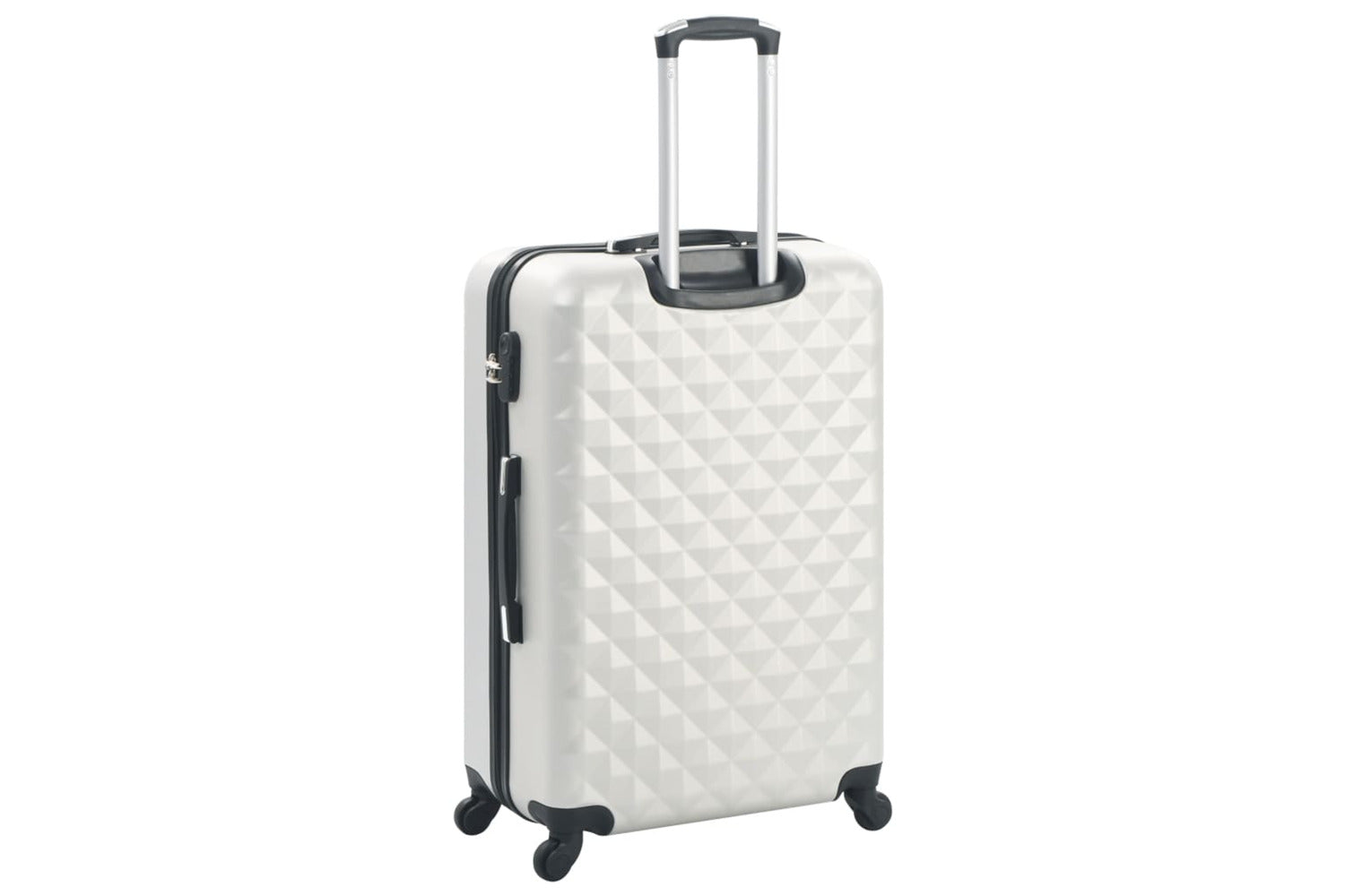 Vidaxl 91887 Hardcase Trolley Set 3 Pcs Bright Silver Abs-4