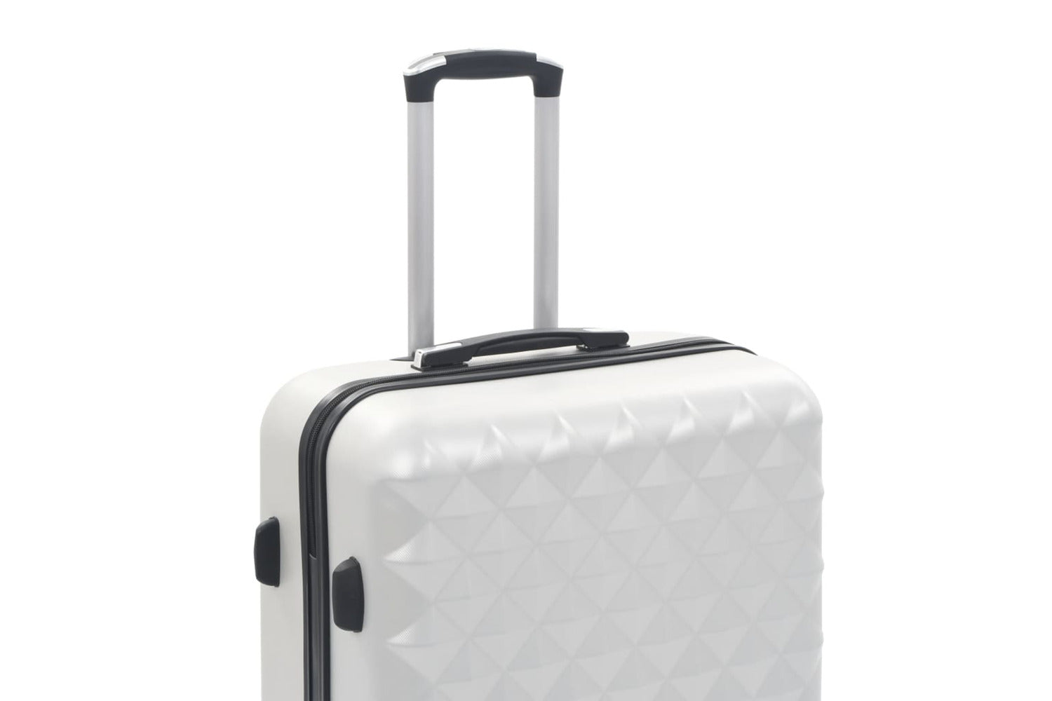 Vidaxl 91887 Hardcase Trolley Set 3 Pcs Bright Silver Abs-7