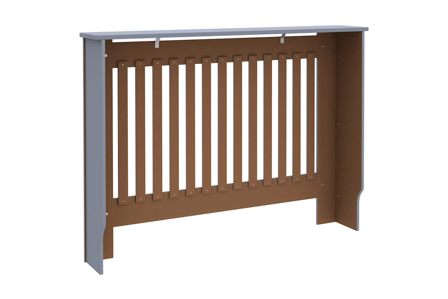vidaXL Radiator Cover Anthracite 112x19x81.5cm Mdf-5
