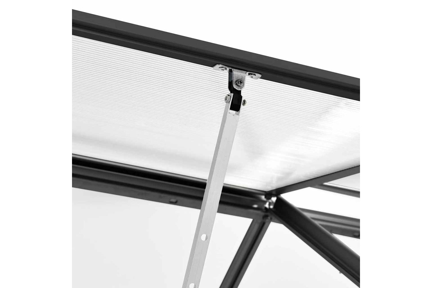 Vidaxl 48219 Greenhouse With Base Frame Anthracite Aluminium 8.17 Mâ²-6