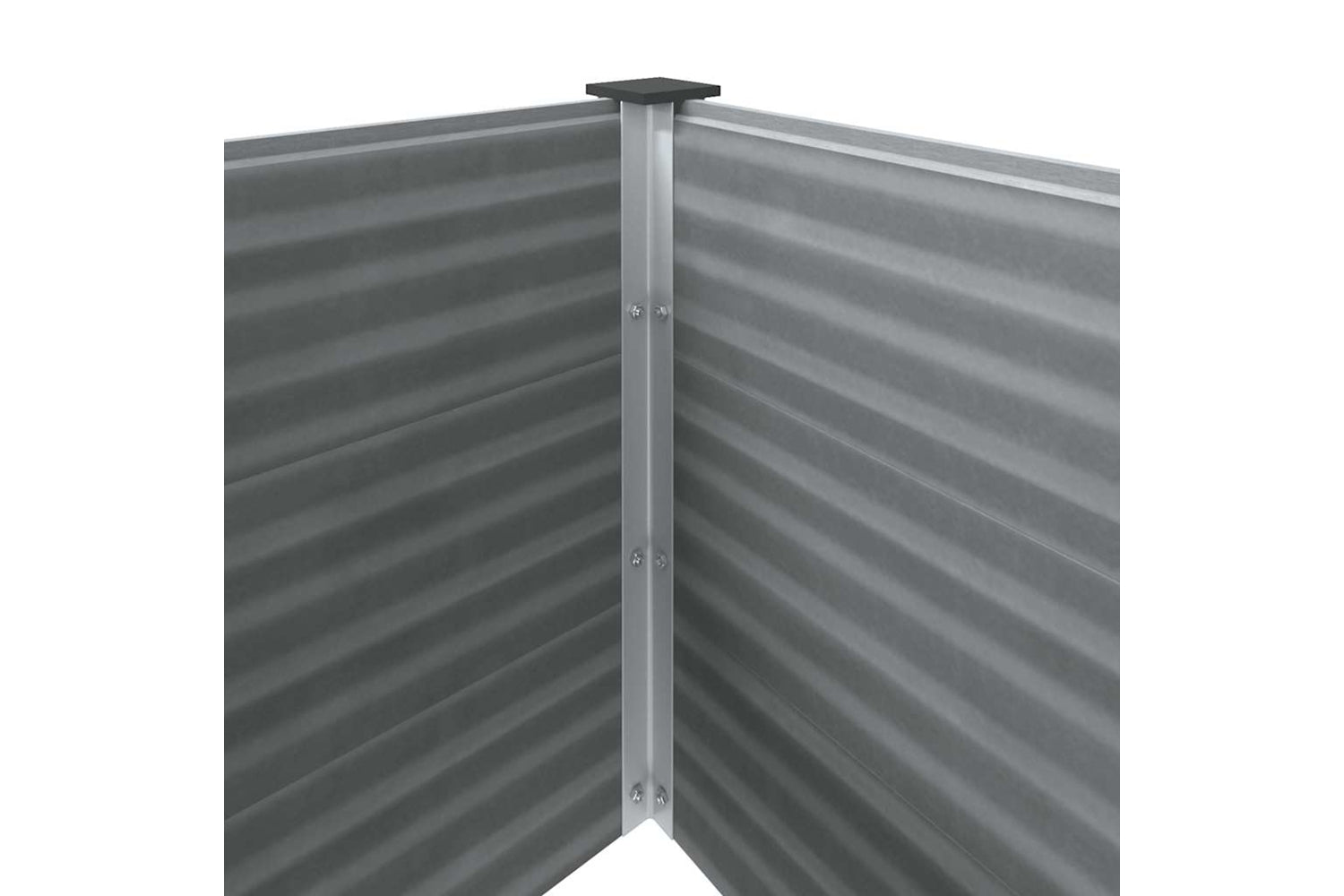 vidaXL 49060 Garden Raised Bed 250x100x91cm Wpc Grey-5