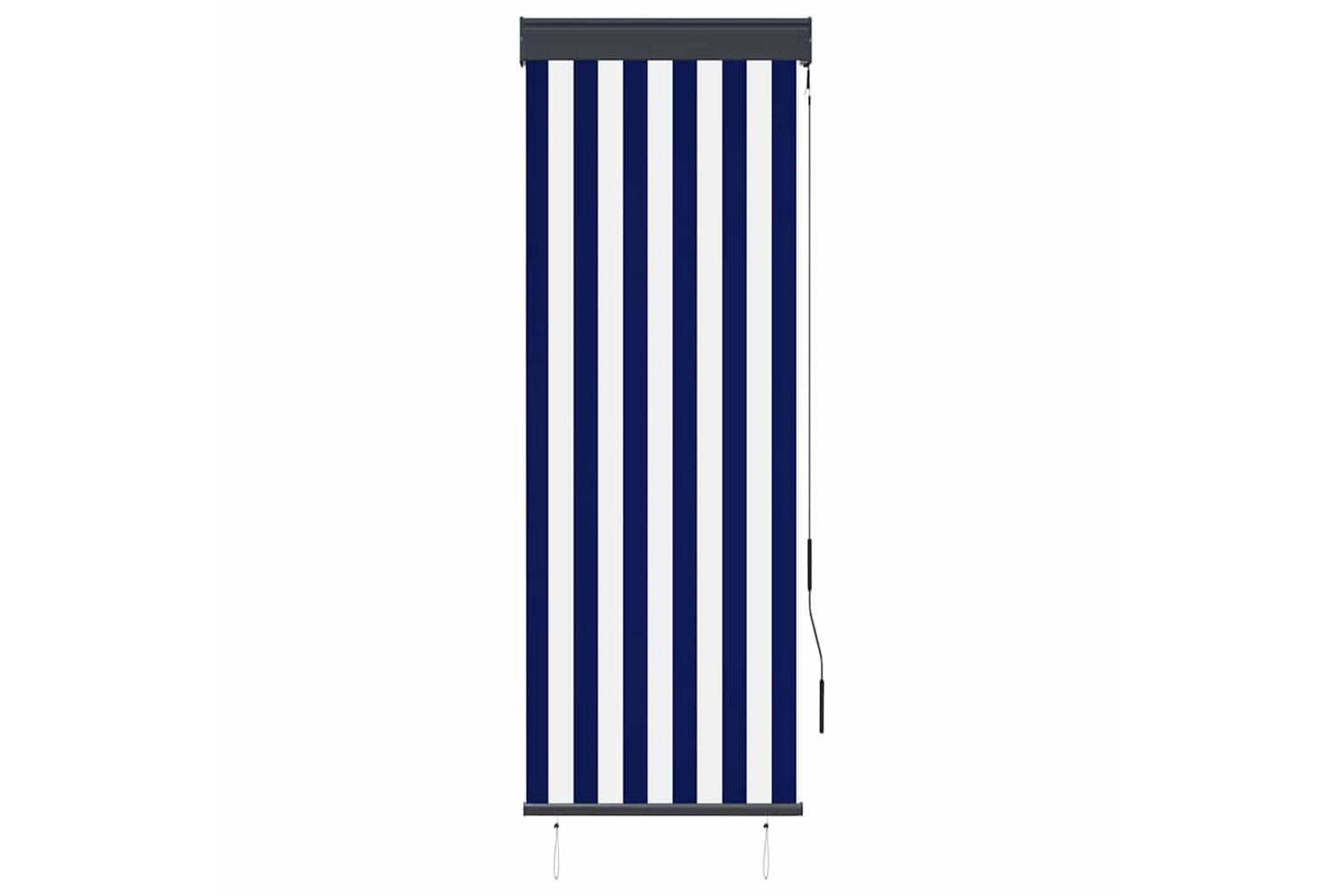 vidaXL 145943 Outdoor Roller Blind 60x250cm Blue And White-2