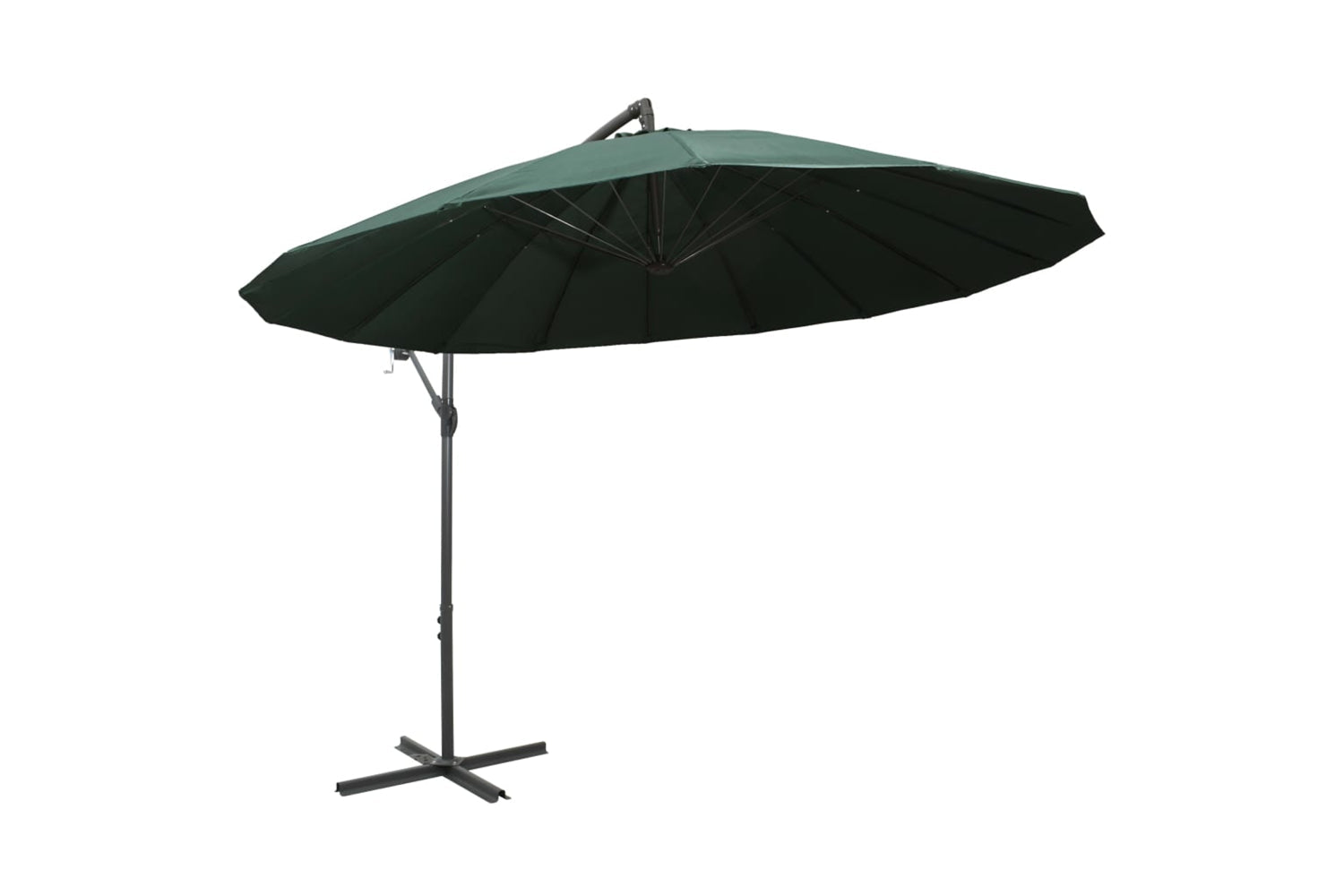 Vidaxl 47221 Hanging Parasol Green 3 M Aluminium Pole-2