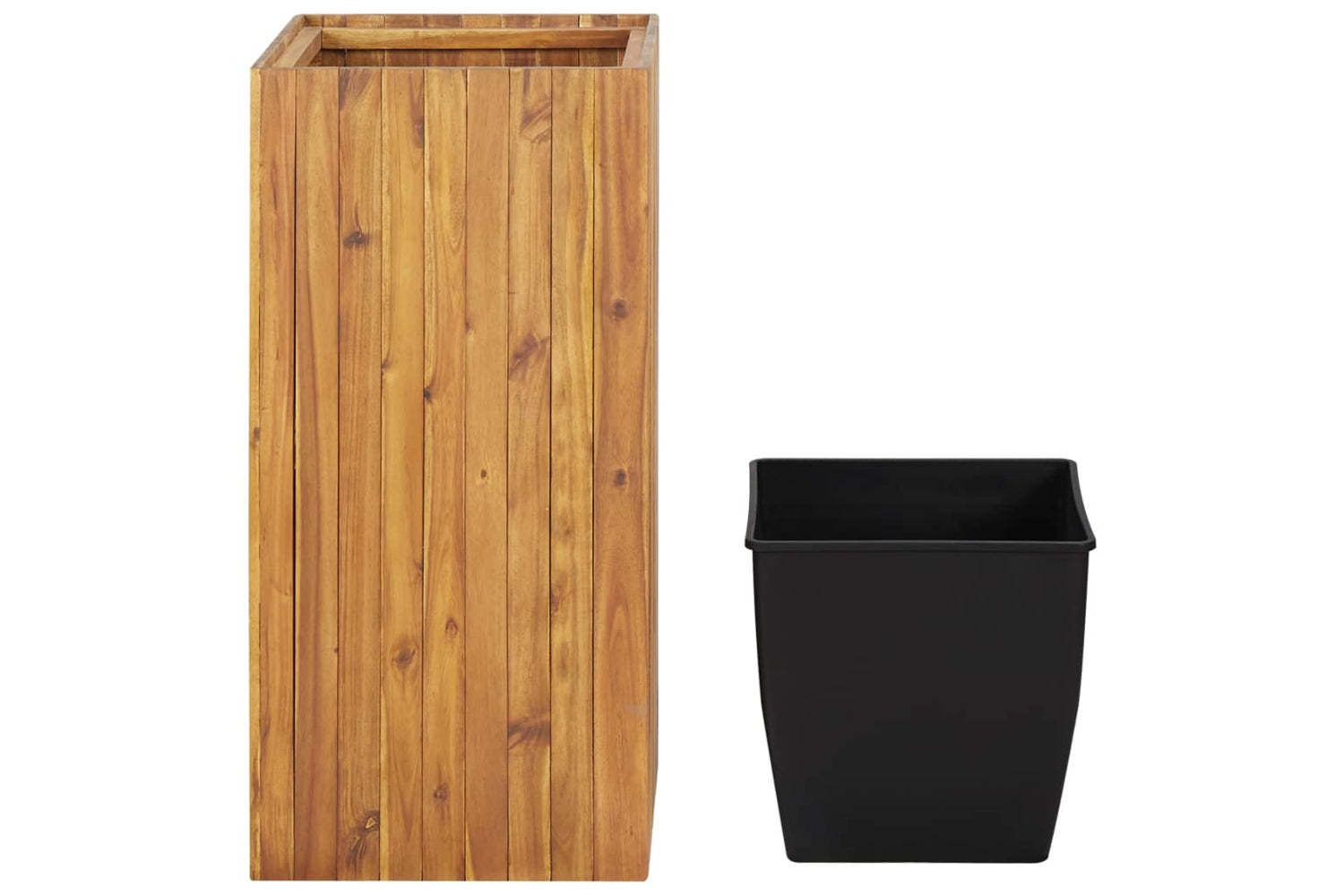 vidaXL 46571 Garden Raised Bed 43.5x43.5x90cm Solid Acacia Wood-2