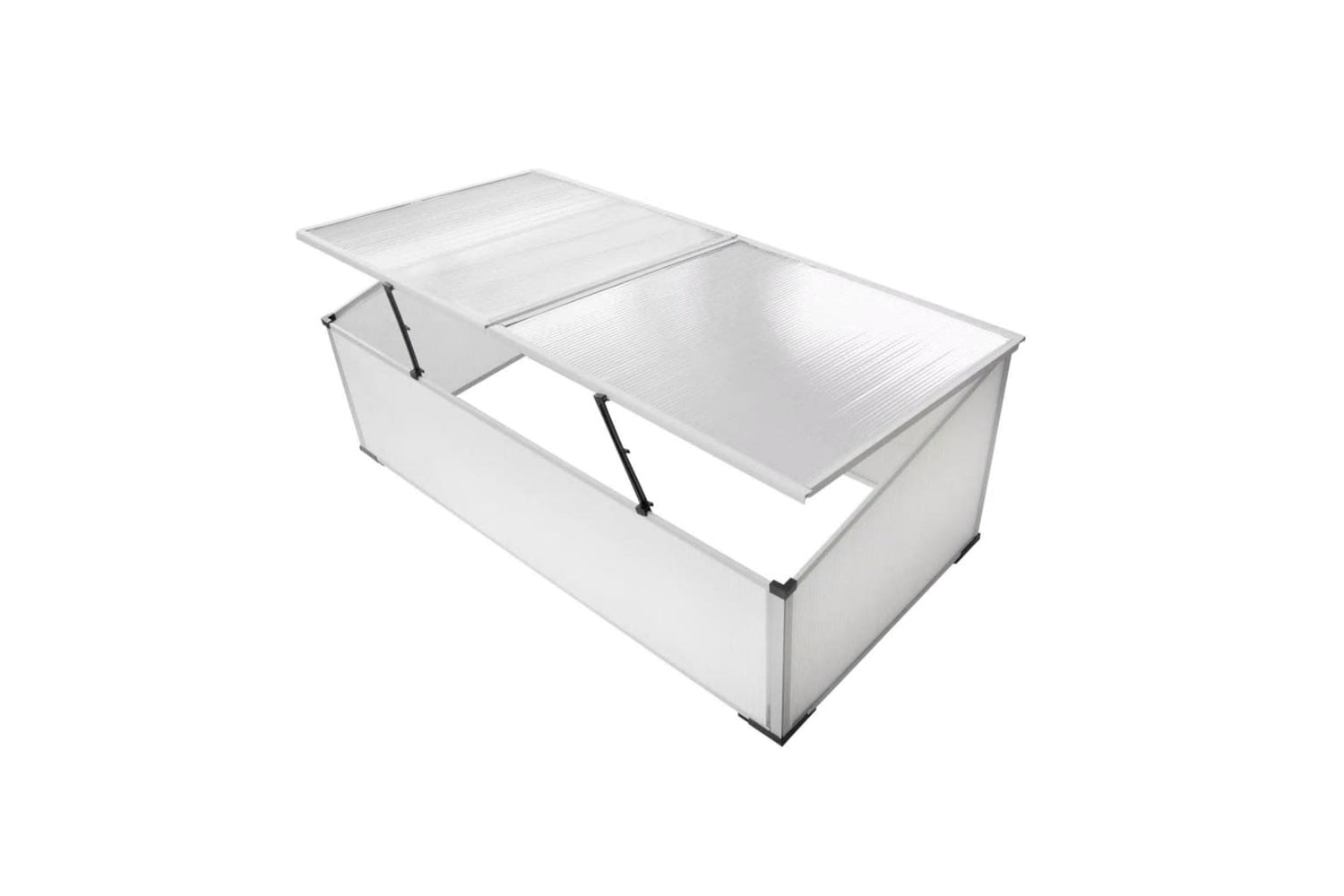 vidaXL 40213 Cold Frame 2 Lids 110x55x41cm-2