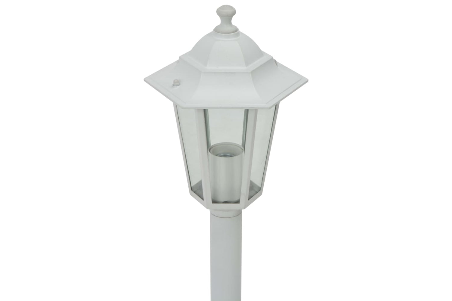 vidaXL 44215 Garden Post Lights 6 Pcs E27 110cm Aluminium White-4
