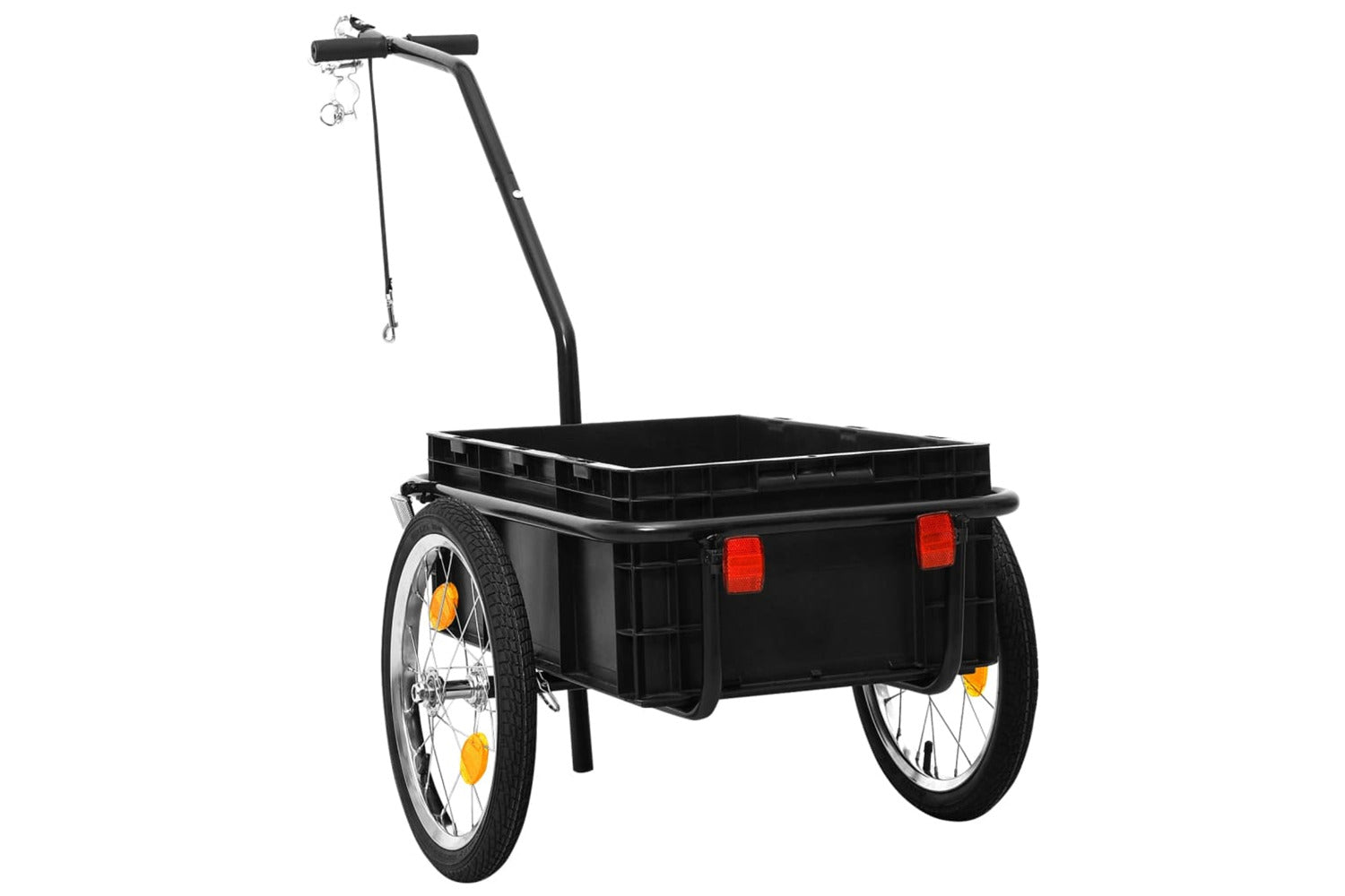 vidaXL Bike Trailer/hand Wagon 155x60x83cm Steel Blue-5