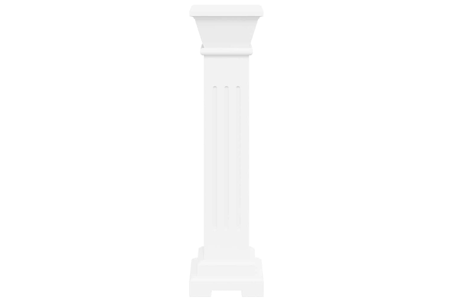 Vidaxl 241849 Classic Square Pillar Plant Stand Mdf-4