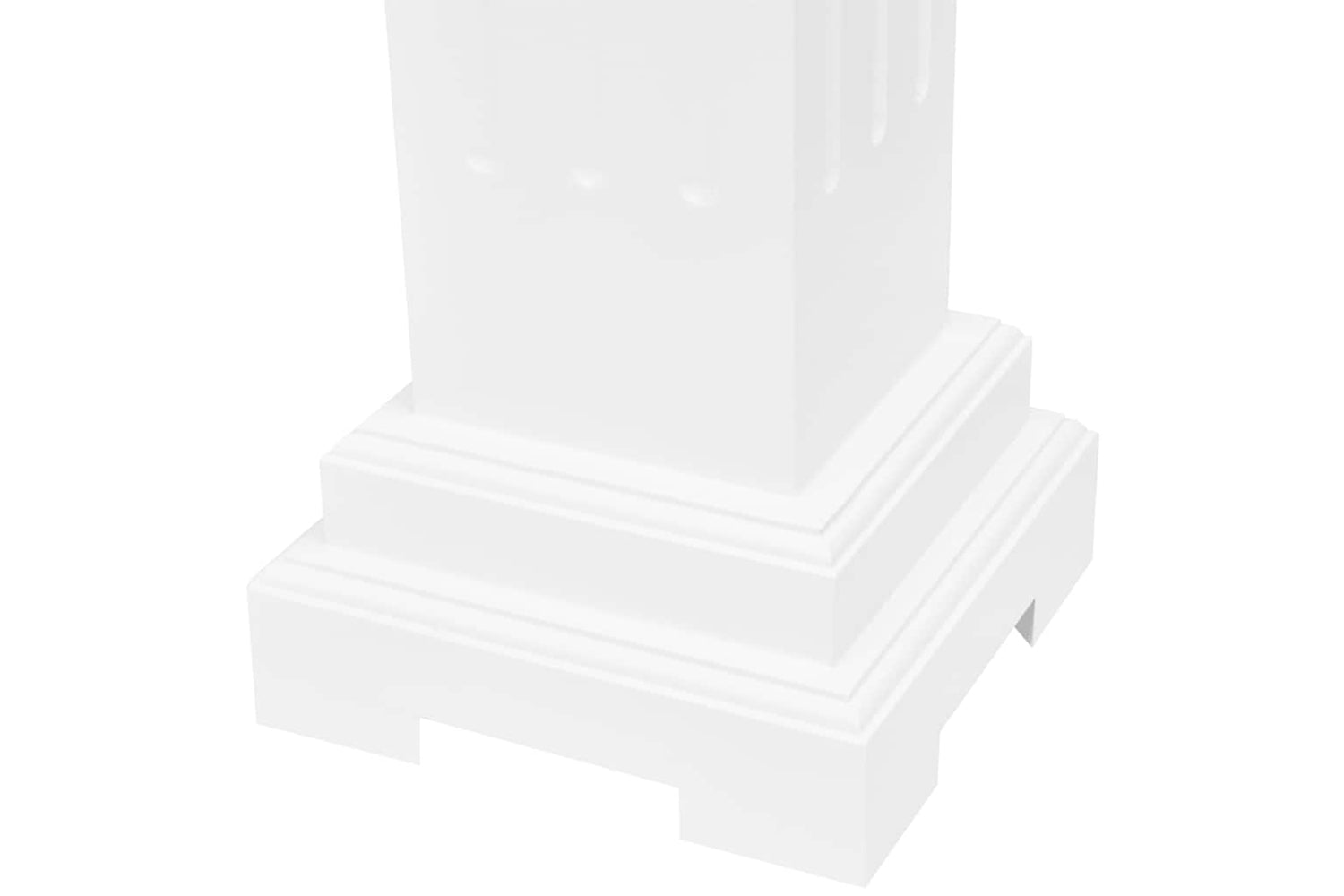 Vidaxl 241849 Classic Square Pillar Plant Stand Mdf-5