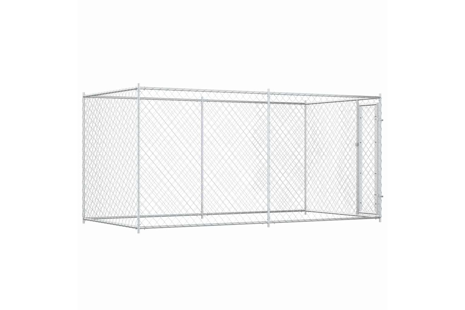 Vidaxl Outdoor Dog Kennel 382x192x185 Cm-4