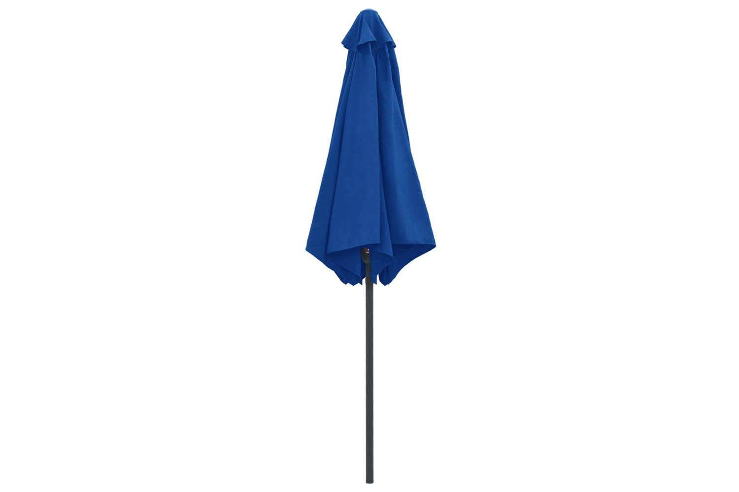vidaXL 47351 Outdoor Parasol With Aluminium Pole 270x246cm Azure Blue-4