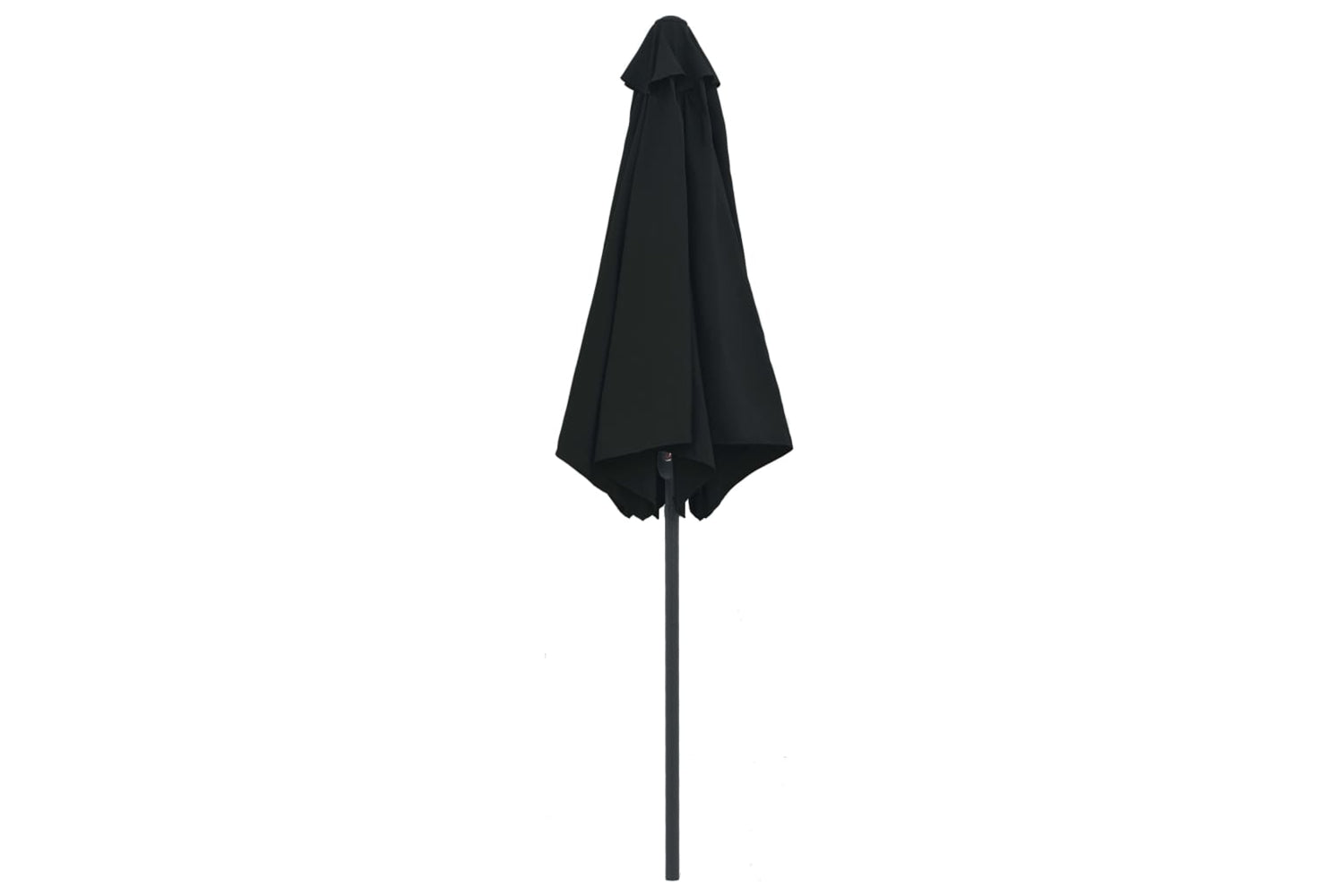 vidaXL 47350 Outdoor Parasol With Aluminium Pole 270x246cm Black-4