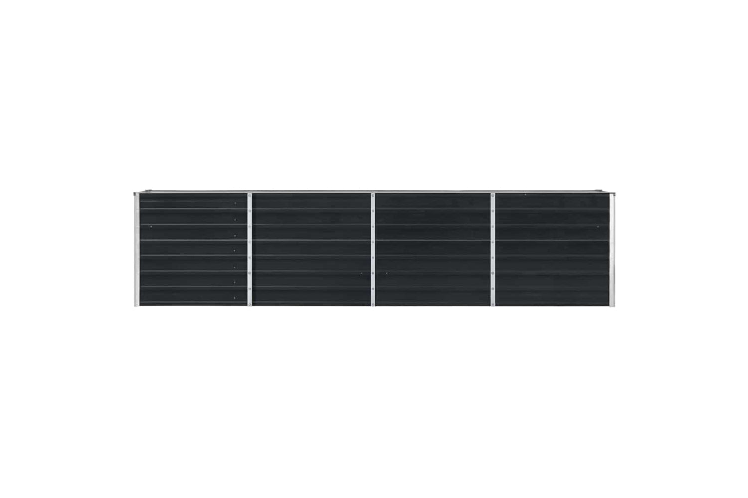 vidaXL 47051 Raised Garden Bed 320x40x77cm Galvanised Steel Anthracite-4