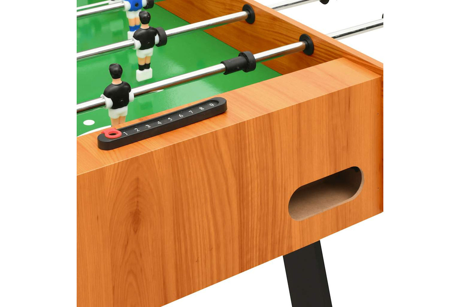 Vidaxl Folding Football Table 121x61x80 Cm Light Brown-7
