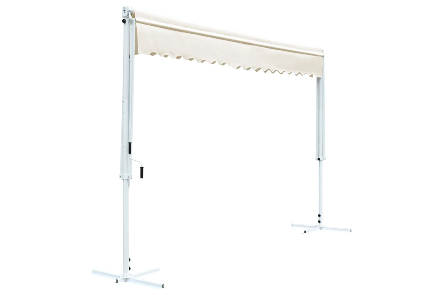 vidaXL 145883 Free Standing Awning 500x300cm Cream-4