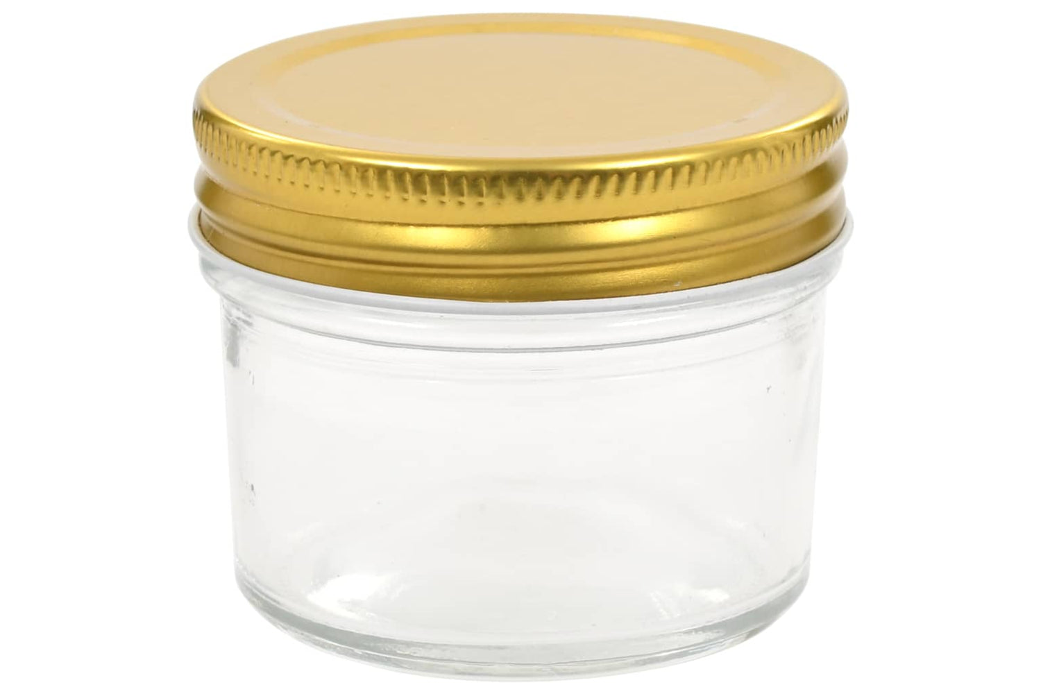 Vidaxl 50797 Glass Jam Jars With Gold Lid 96 Pcs 110 Ml-3