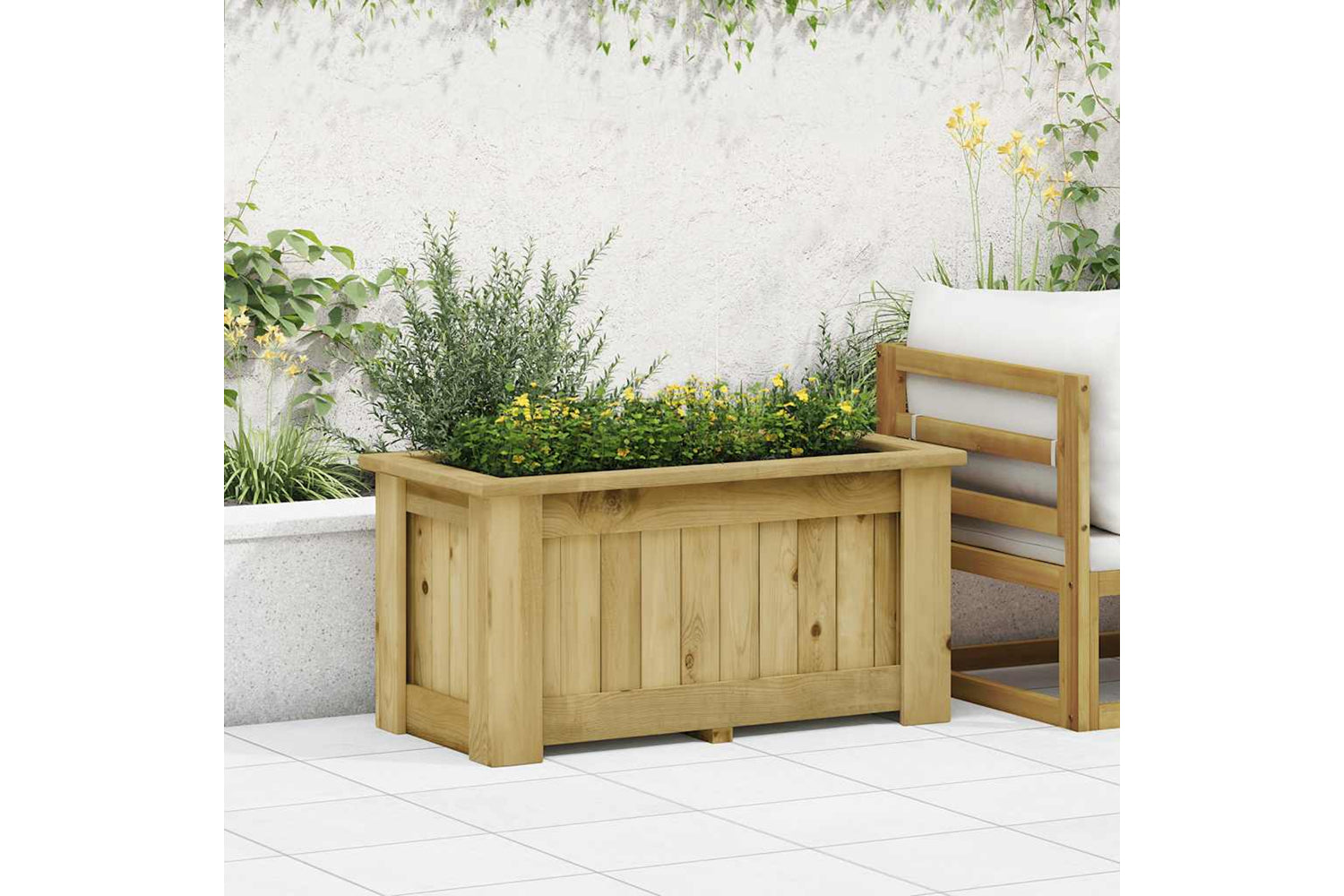 vidaXL 49094 Raised Bed 100x50x50cm Impregnated-3