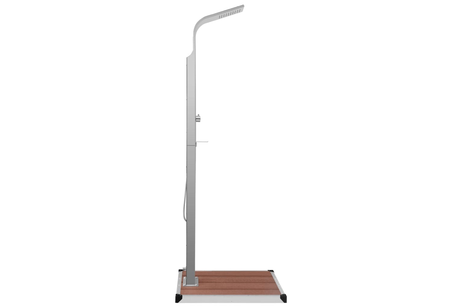 Vidaxl 3051287 Outdoor Shower With Tray Wpc Stainless Steel-4