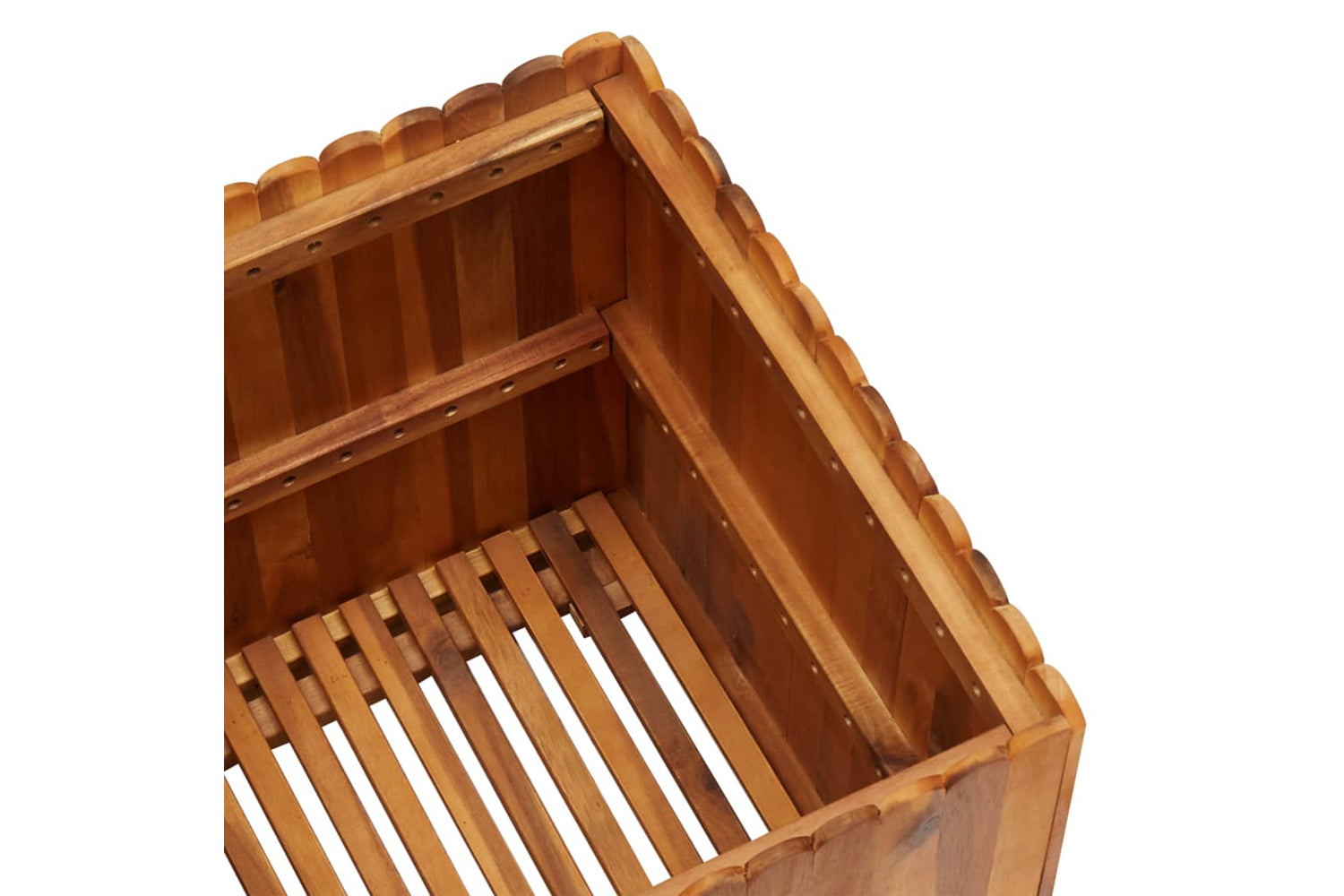 vidaXL 45927 Garden Raised Bed 50x50x50cm Solid Acacia Wood-4