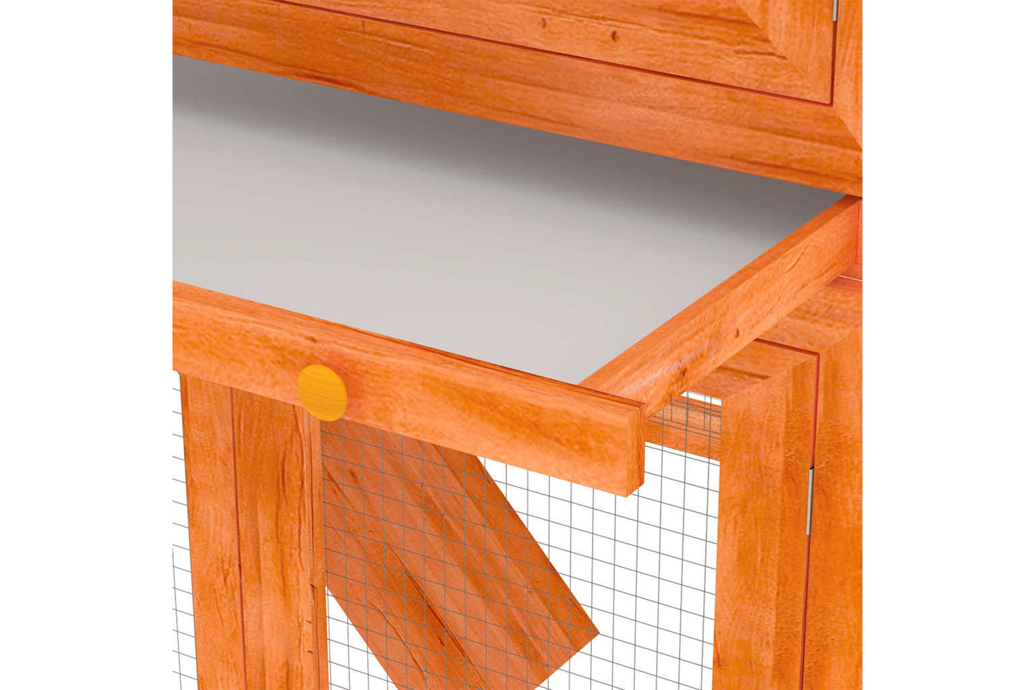 Vidaxl 170849 Animal Rabbit Cage Double Floor Wood-6