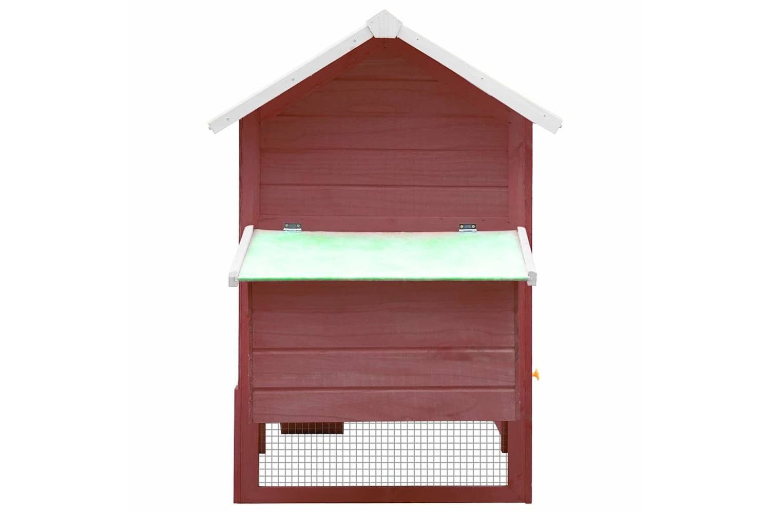 vidaXL 170862 Chicken Cage Mocha 170x81x110cm Solid Pine & Fir Wood-3