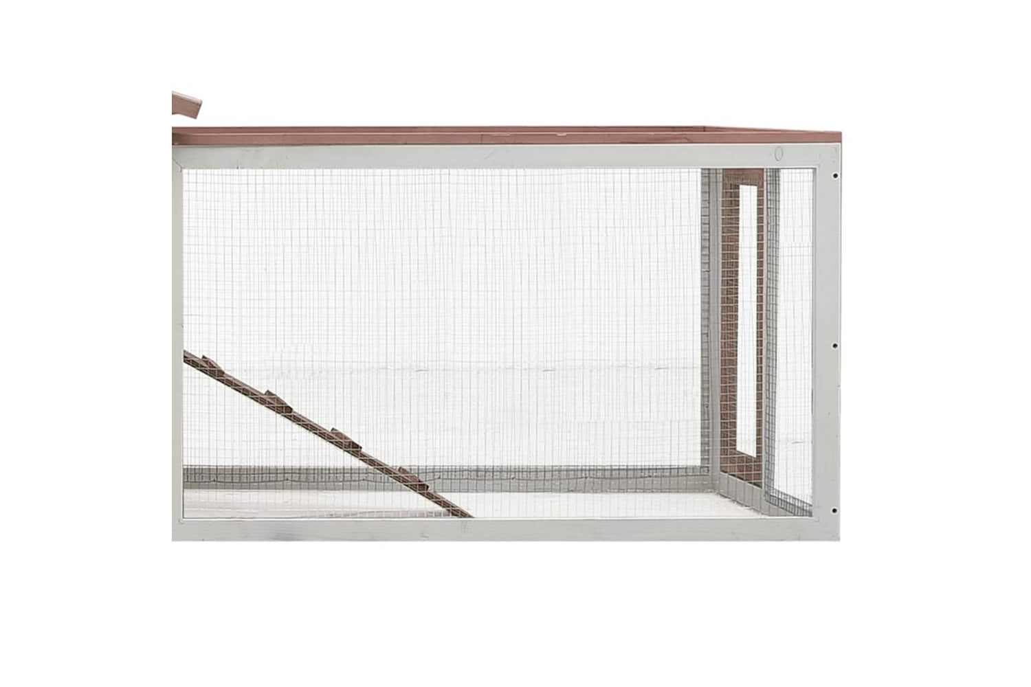 vidaXL 170859 Rabbit Hutch Mocha 310x70x87cm Solid Pine & Fir Wood-6