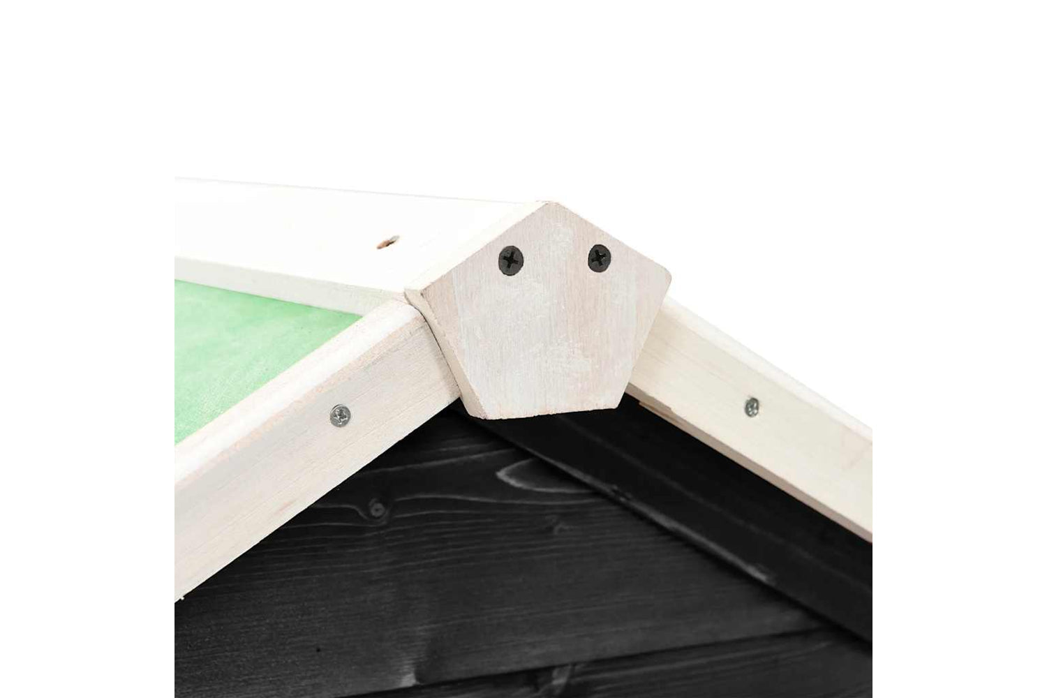 vidaXL 170869 Rabbit Hutch Grey And White 140x63x120cm Solid Firwood-8