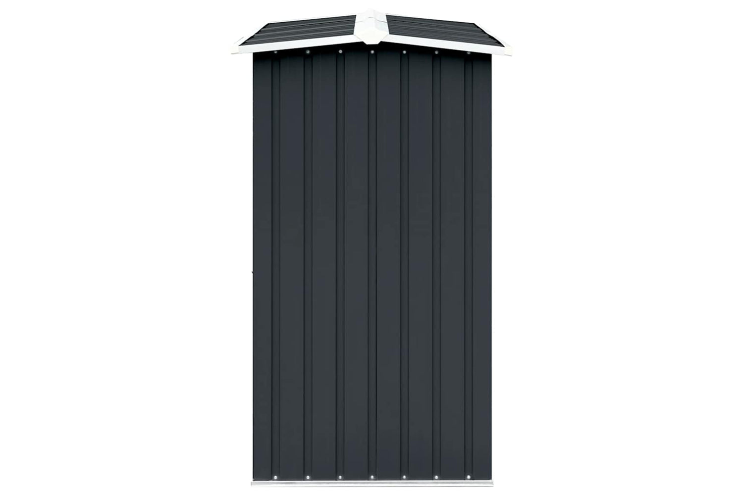 vidaXL 47088 Garden Log Storage Shed Galvanised Steel 330x92x153cm Anthracite-3