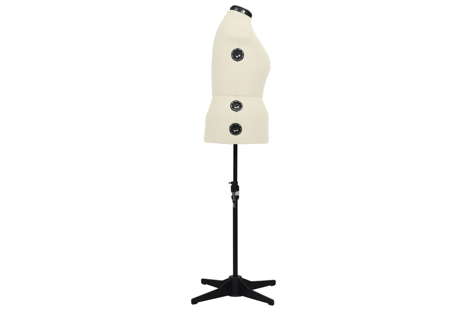 Vidaxl 288490 Adjustable Dress Form Female Cream L Size 44-50-3