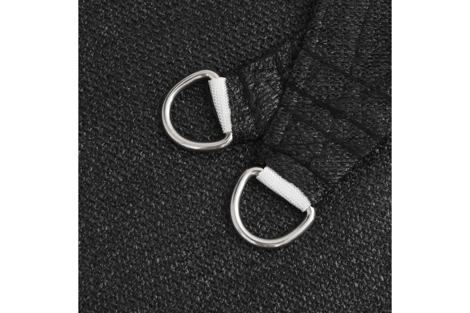 vidaXL 311725 Sunshade Sail 160 G/mÂ² Black 2x4.5 M Hdpe-4