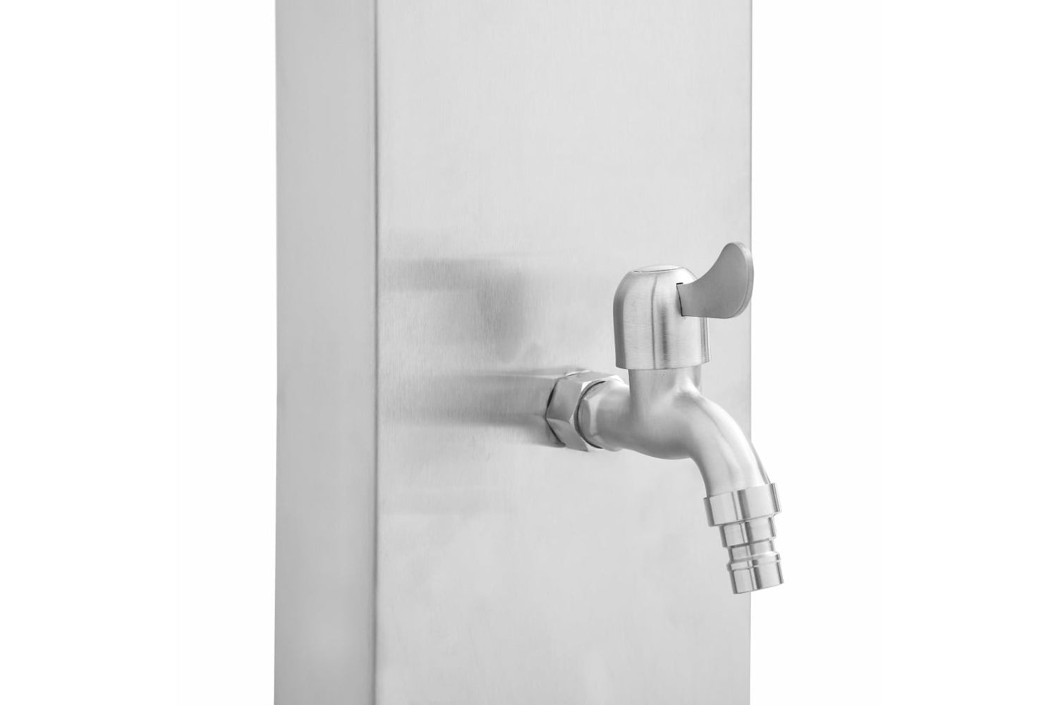 Vidaxl 3051291 Outdoor Shower With Tray Wpc Stainless Steel-8
