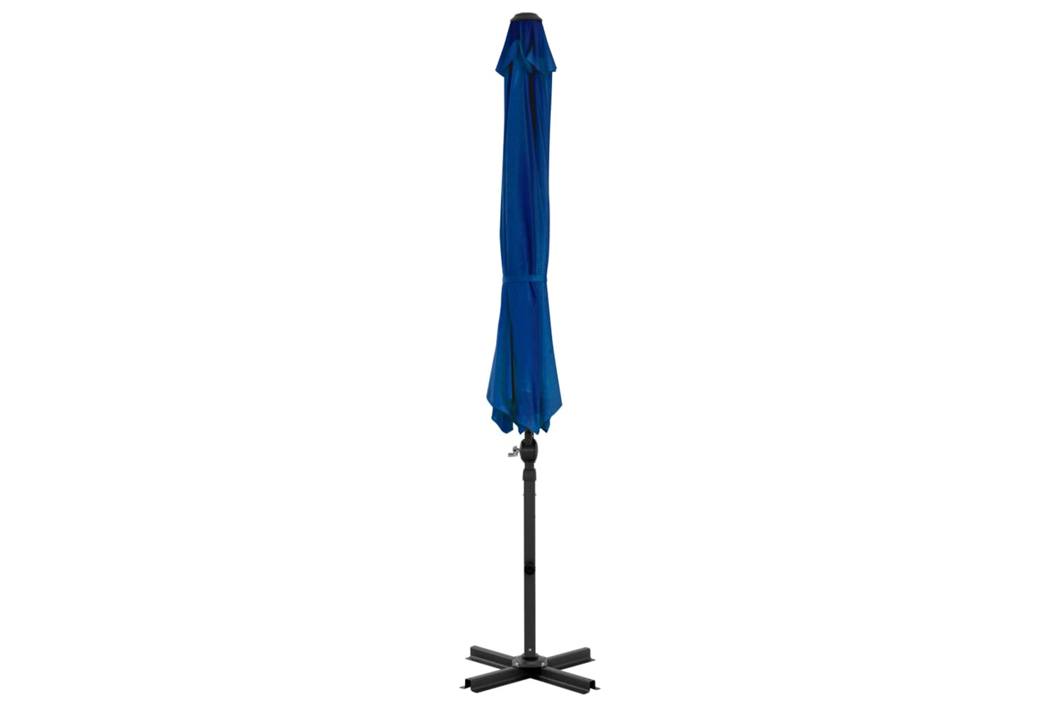 vidaXL 46989 Cantilever Umbrella With Aluminium Pole Azure Blue 300cm-3