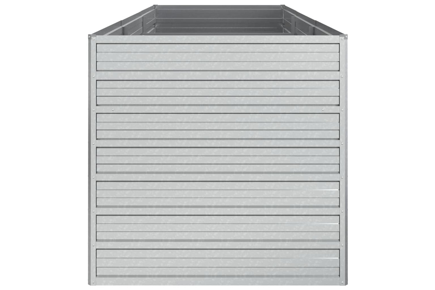 Vidaxl Garden Raised Bed 240x80x77 Cm Galvanized Steel Silver-4