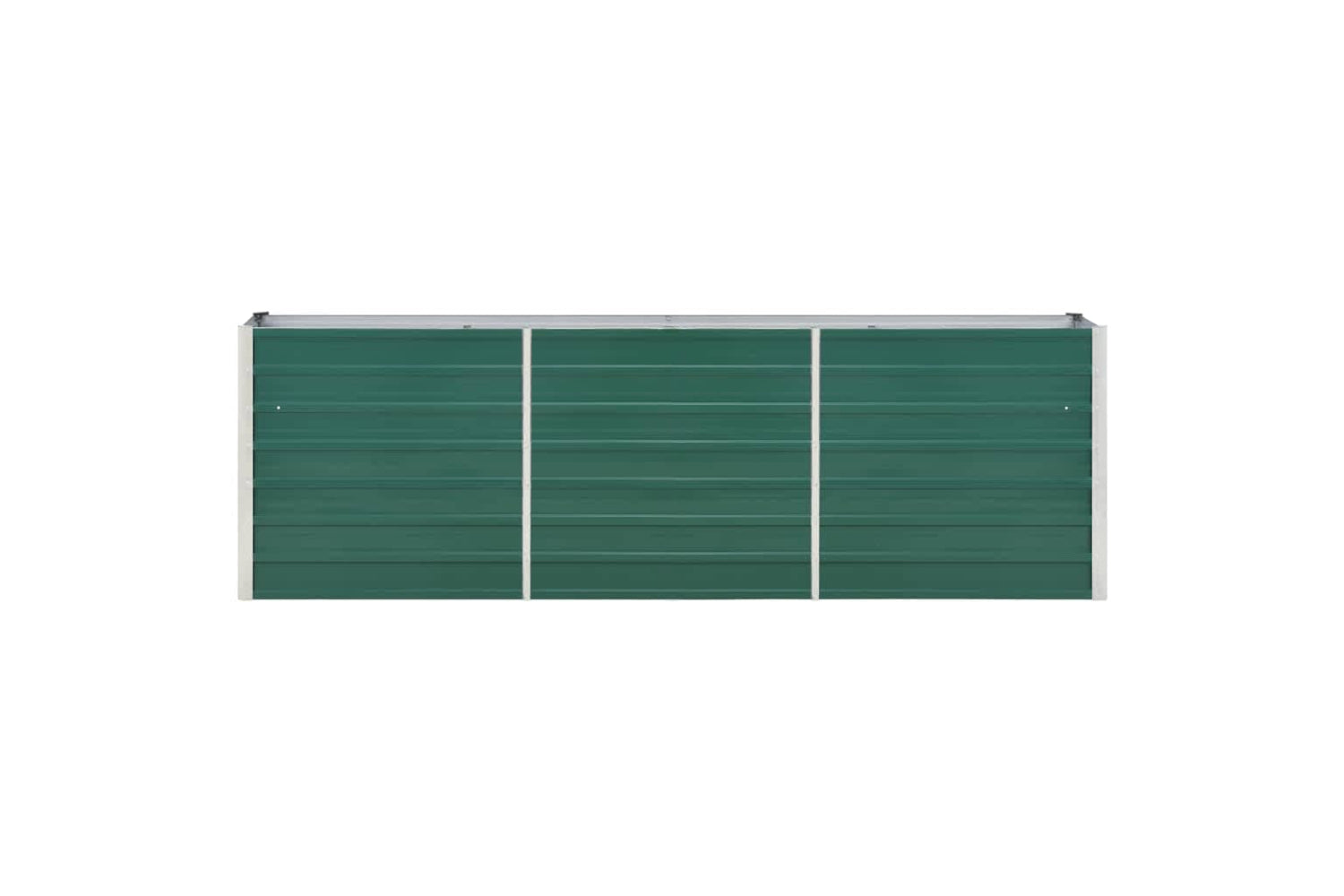 vidaXL 47041 Garden Raised Bed Galvanised Steel 240x40x77cm Green-3