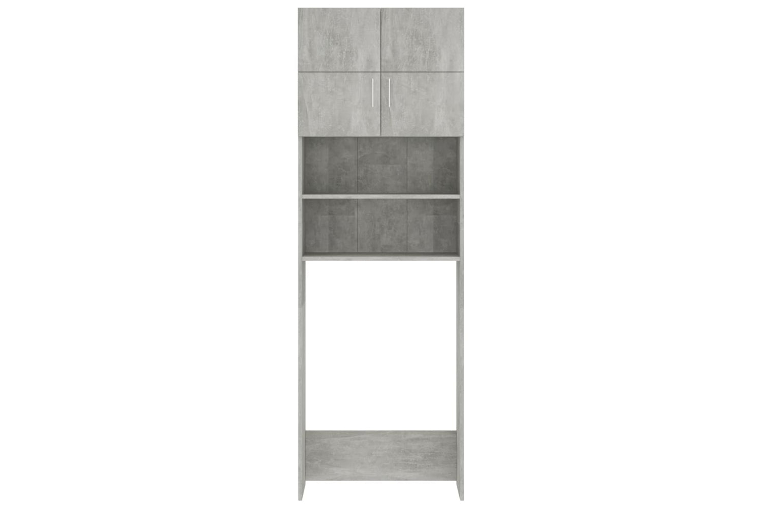 vidaXL 800031 Washing Machine Cabinet Concrete Grey 64x25.5x190cm Engineered Wood-4