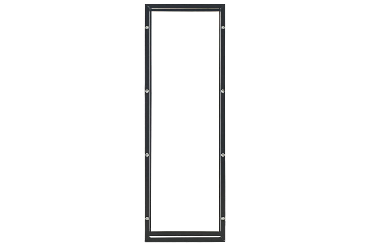 vidaXL 284699 Firewood Rack Black 50x20x150cm Steel-3