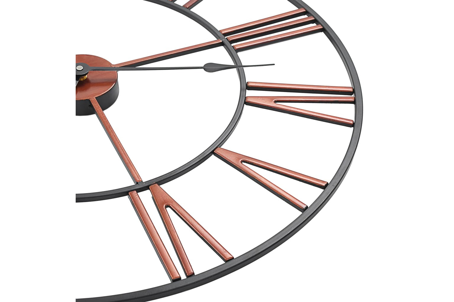 Vidaxl 283864 Metal Wall Clock 58 cm | Red-3