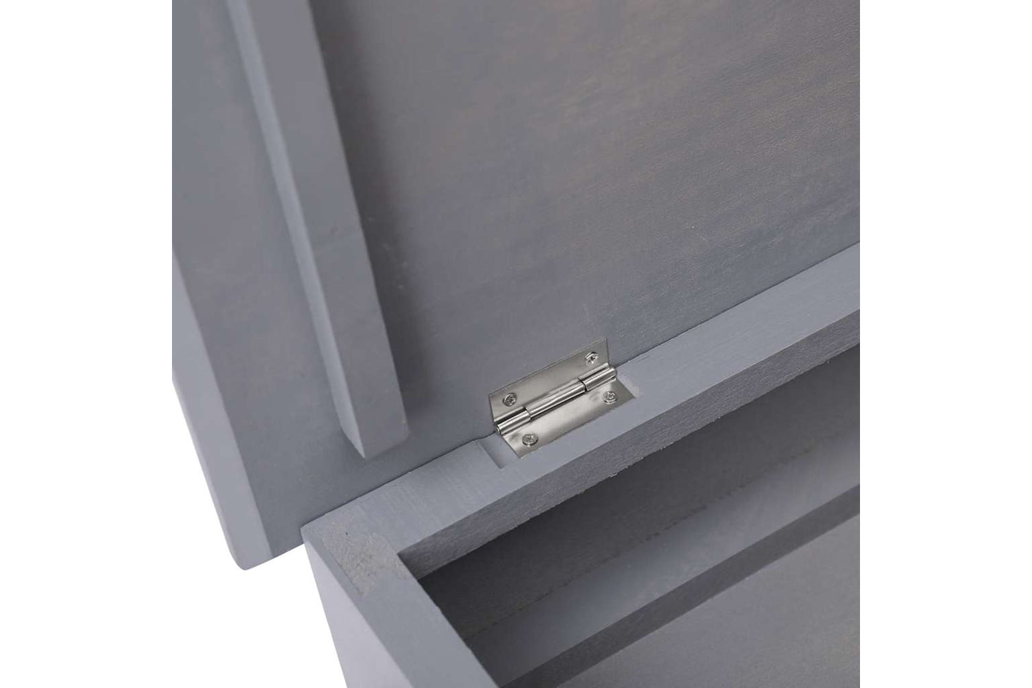 vidaXL 284084 Shoe Cabinet Grey 50x28x58cm Paulownia Wood-8