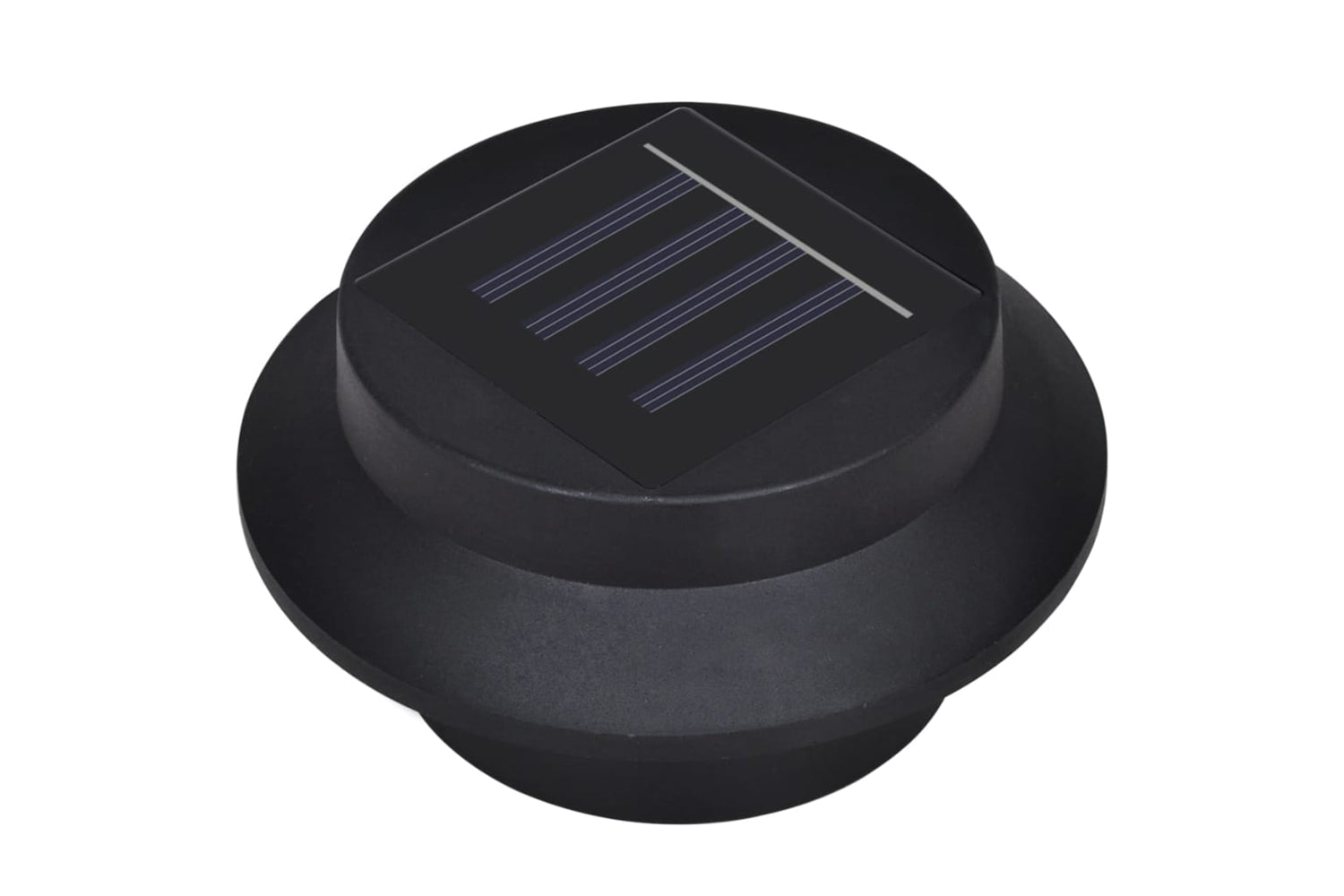 Vidaxl 277122 Outdoor Solar Fence Lamps 12 Pcs Led Black-4