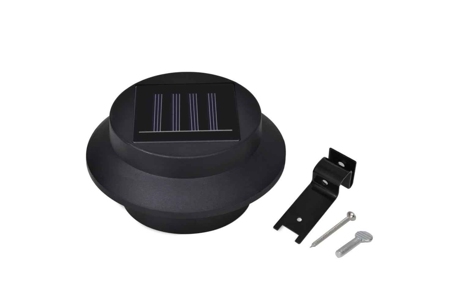 Vidaxl 277122 Outdoor Solar Fence Lamps 12 Pcs Led Black-8