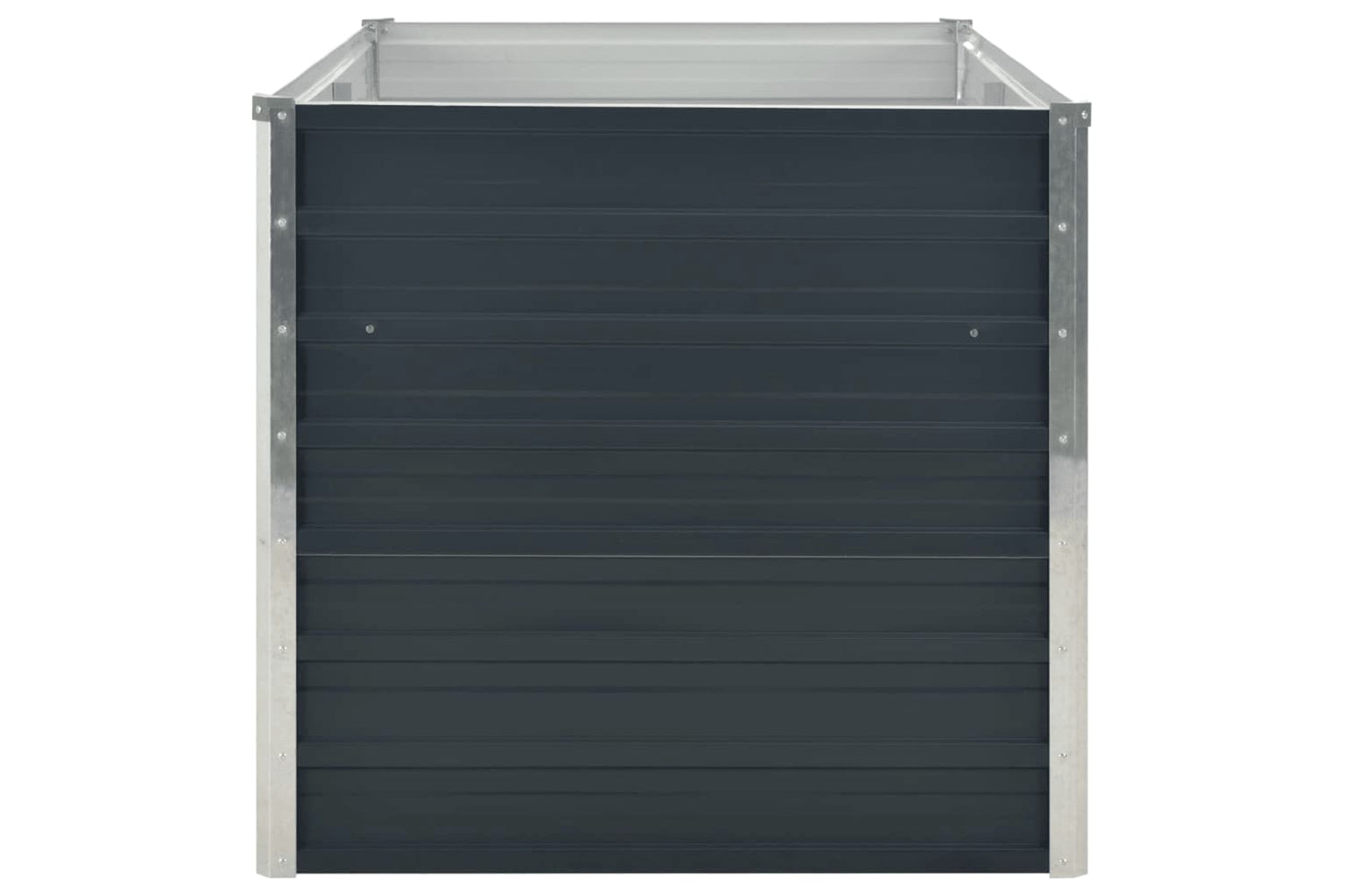 vidaXL 45722 Raised Garden Bed Anthracite 160x80x77cm Galvanised Steel-4